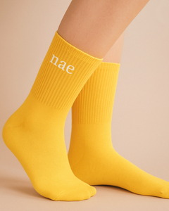 Animal Friendly Sock Yellow
