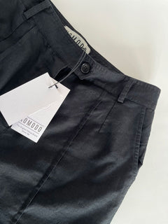 Emmie Organic Linen Cotton Shorts Black