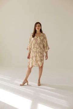 Thilde Flowers Jurk Beige
