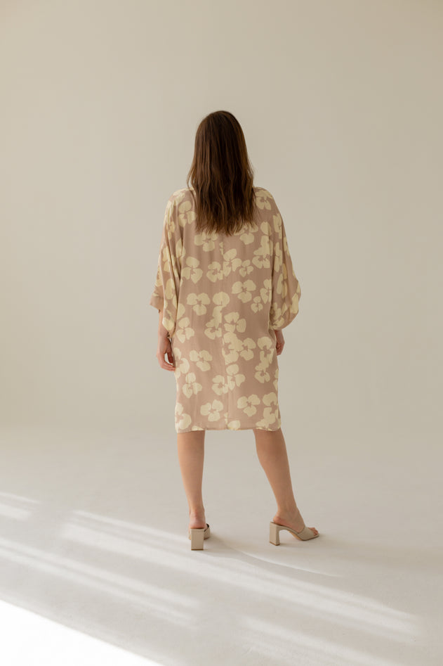 Thilde Flowers Jurk Beige