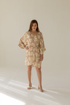 Thilde Flowers Jurk Beige
