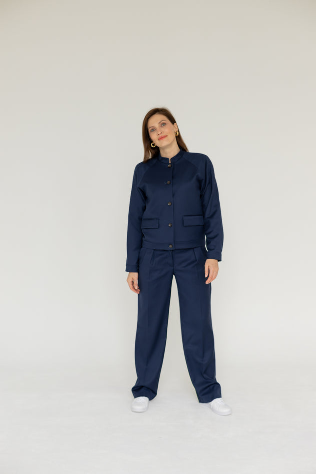 Enzo Jas Marineblauw
