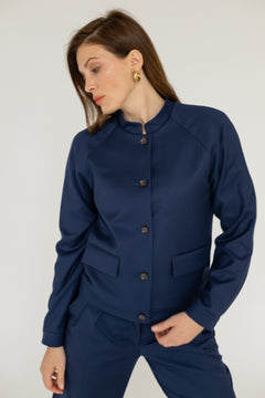 Enzo Jacket Navy Blue