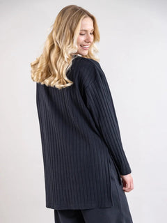 Olos Ribb Shirt Black