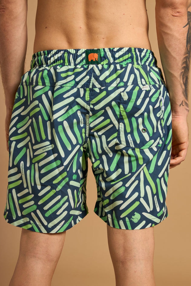 Strokes Swim Trunks Seaweed Green