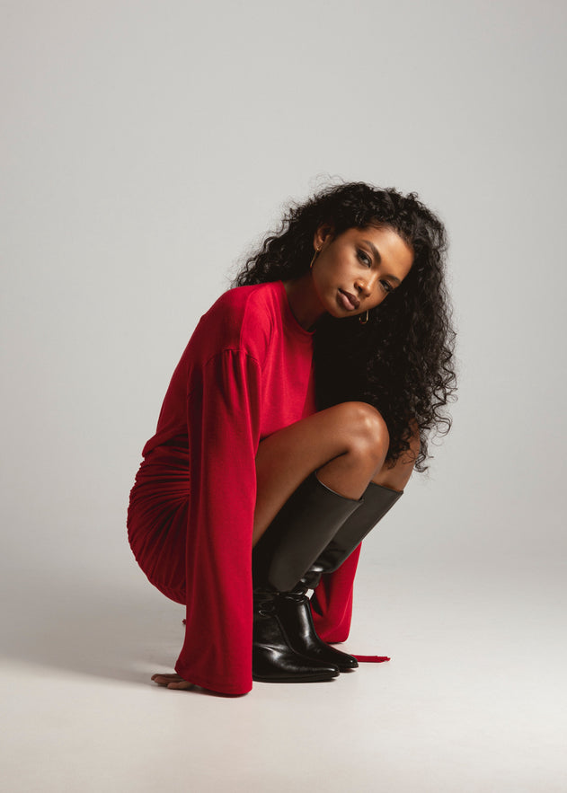 Hera Mini Dress - Red