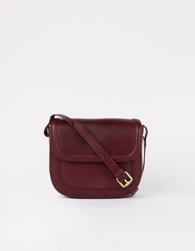 Nina Tas Donkerkersrood, Classic leer