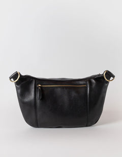 Drew Bum Bag Maxi Black Soft Grain Leather