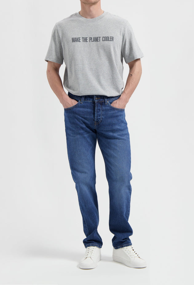 Hank Mid Tapered Jeans Medium Stone