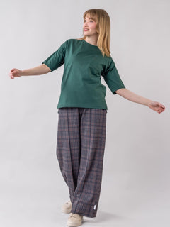 Luoto Broek Grijs Melange