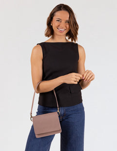 Audrey Mini Bag Classic Leather Pale Mauve