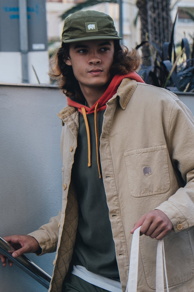 Five Panel Cap Olijfgroen
