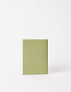 Passport Holder Tea Green Classic Leather