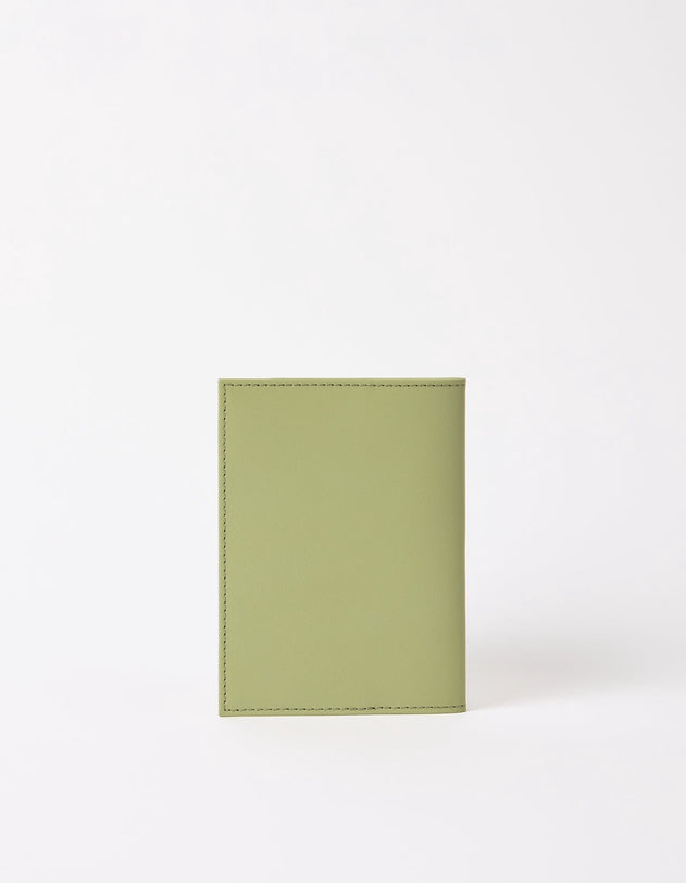 Passport Holder Tea Green Classic Leather
