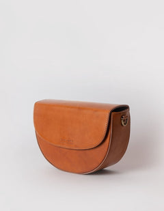 Ava Cognac Classic Leather Bag