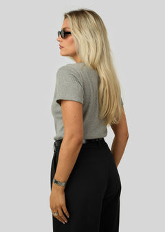 Classic Loose Rib T-shirt Grijs