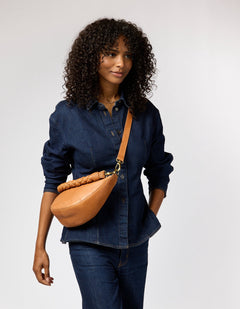 Twisted Handle Soft Grain Leather Wild Oak