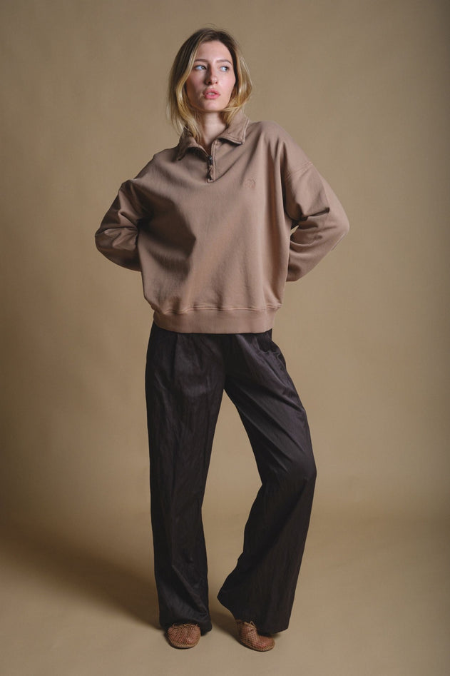 Zip Sweater Caribou Bruin
