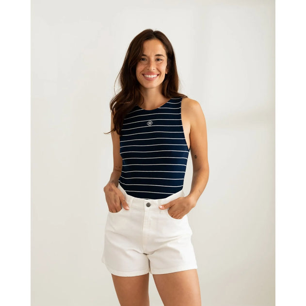 Twill Denim Short Off-wit