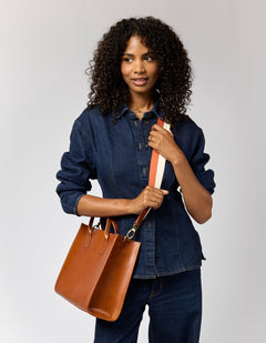 Jackie Tas Cognac Bruin