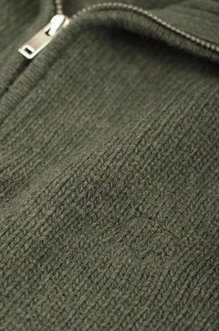 Bernia Quarter Zip Knit Sage