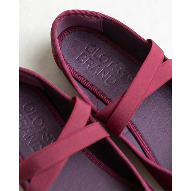 Aurora Ballerinas Bordeaux