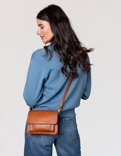 Harper Mini Tas Cognac