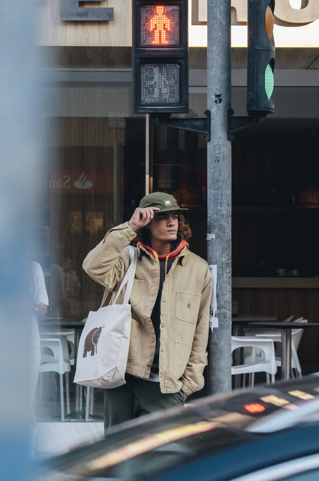 Five Panel Cap Olijfgroen