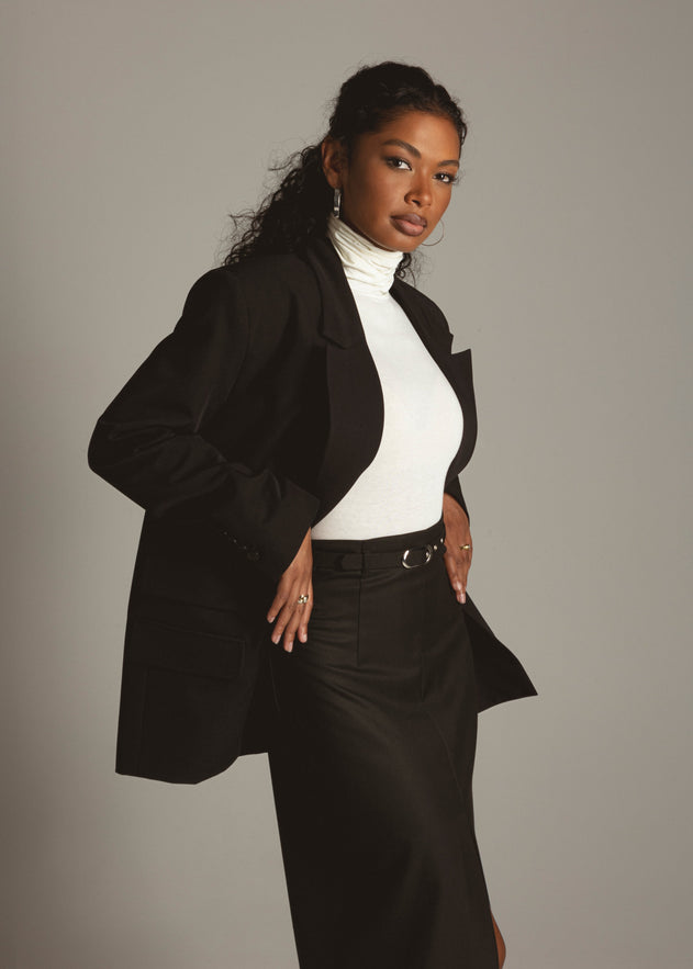 Belle Turtleneck Body Off-White