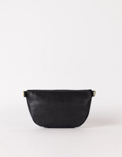 Milo Soft Grain Leather Bum Bag Black