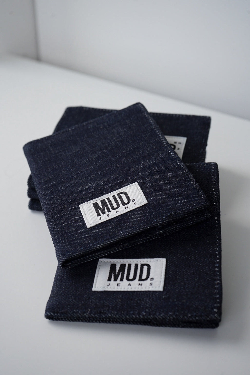 Raw Indigo Denim Paspoorthouder