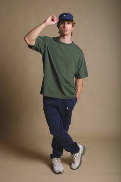 Heren T-shirt Kombu Green