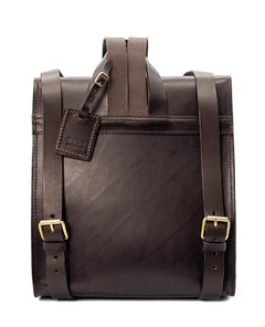 Leather Backpack Artist Collection Cuoio Dark Brown