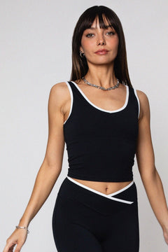 Ace Crop Top Black