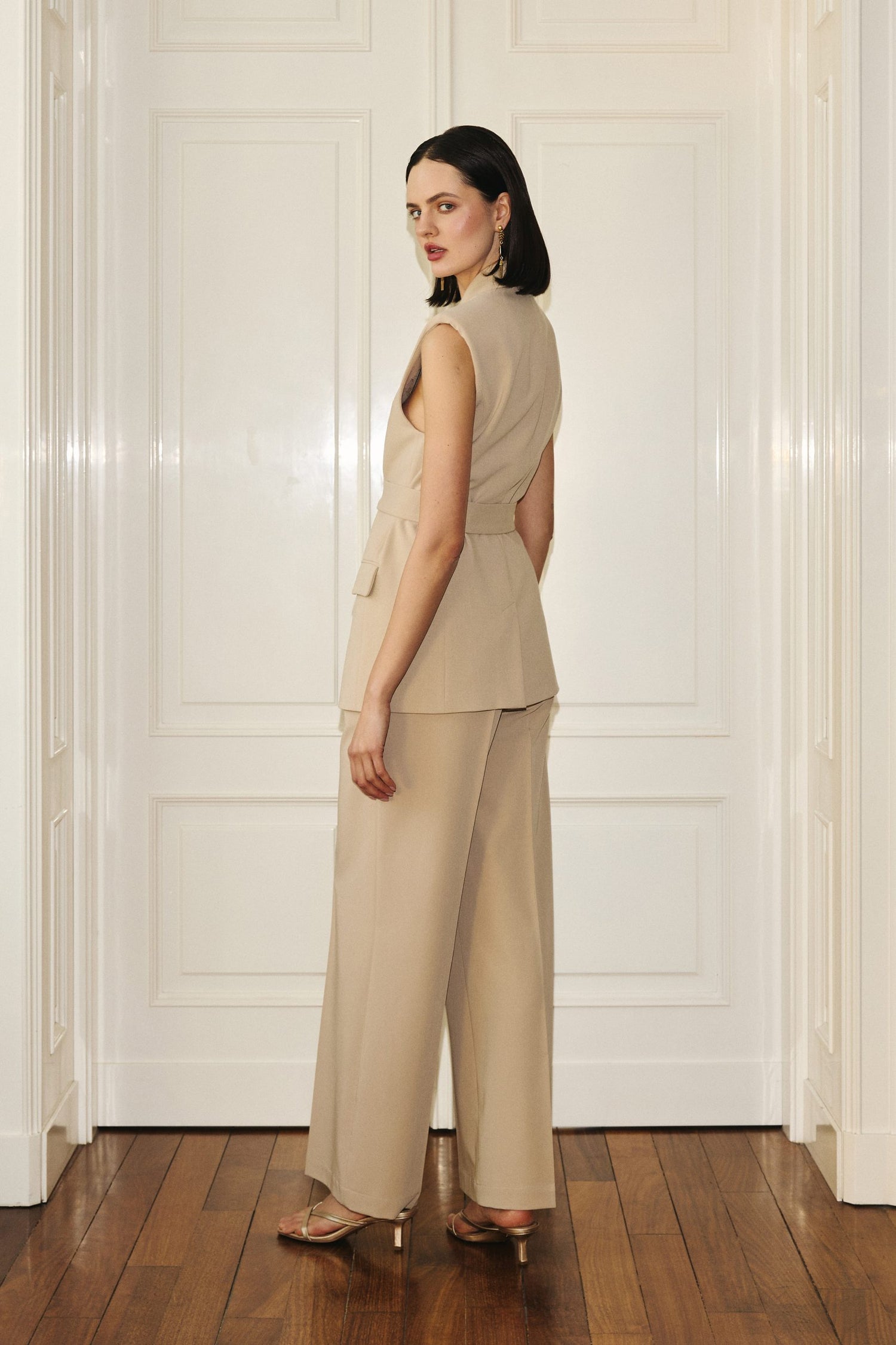 Vivian Gilet Beige