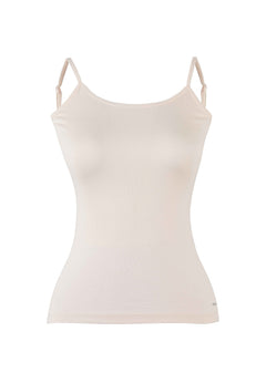 Alina Modal-Mix Singlet Top Off White