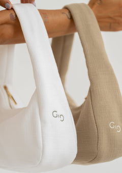 Pillow Shoulder Bag Mini White