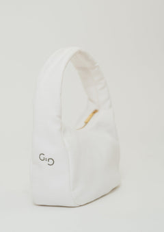 Pillow Shoulder Bag Mini White
