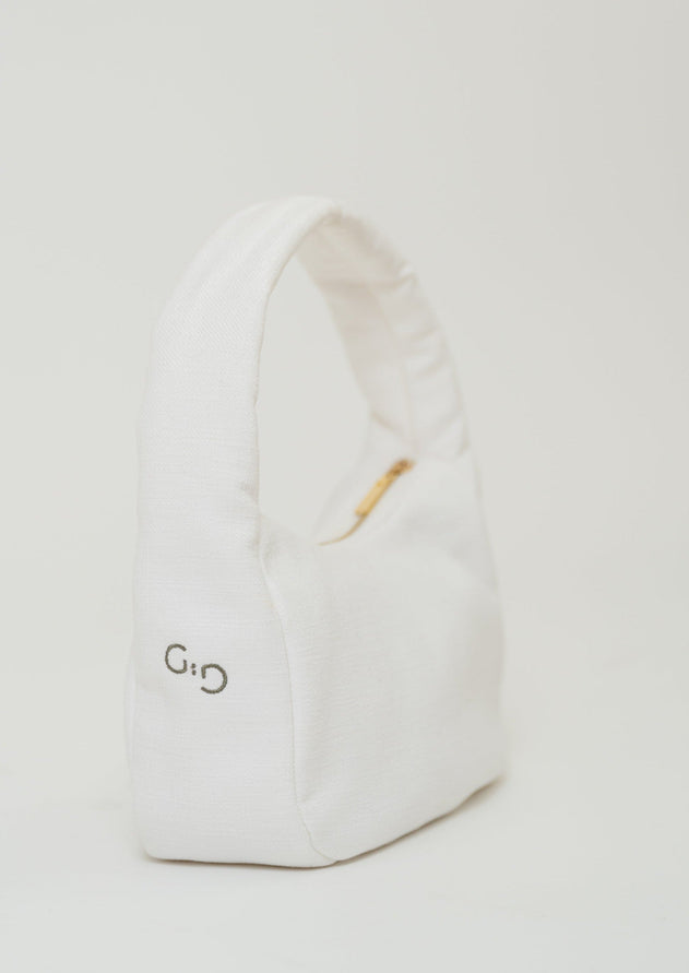 Pillow Shoulder Bag Mini White