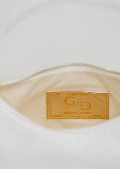 Pillow Shoulder Bag Mini White