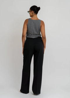 Jagger Getailleerde Broek Zwart