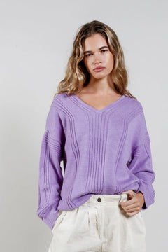 Anya Fine Merino Wool Jumper Lavender