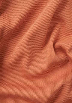 Sonnia Geribbeld Croptop Apricot Tan