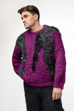 Flow Merino Alpaca Sweater Purple