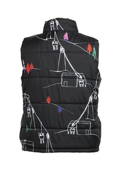 Aspen Puffer Vest Ski Lift