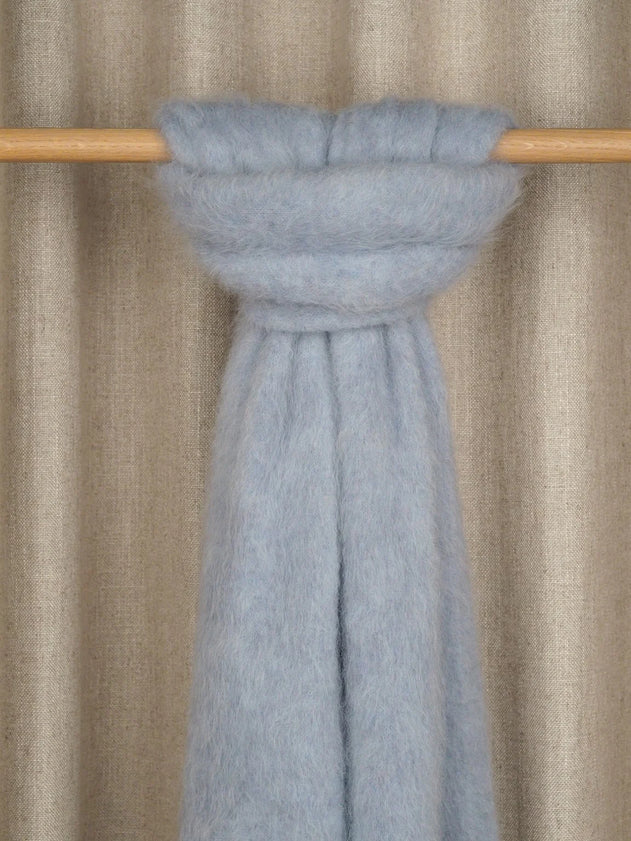 Alina Alpaca Blend Scarf Light blue