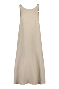 Almas Hemp Dress Beige