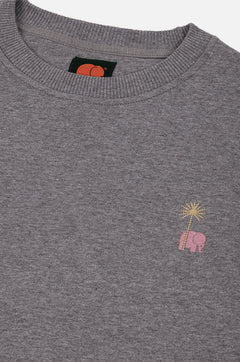 Heren Antonyo Marest x Trendsplant Art Hut Sweater Sport Grey