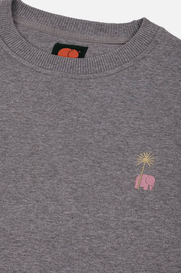 Heren Antonyo Marest x Trendsplant Art Hut Sweater Sport Grey
