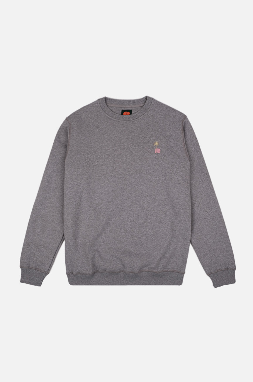 Heren Antonyo Marest x Trendsplant Art Hut Sweater Sport Grey